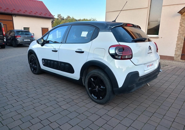 Citroen C3 cena 26400 przebieg: 81000, rok produkcji 2017 z Łaskarzew małe 106